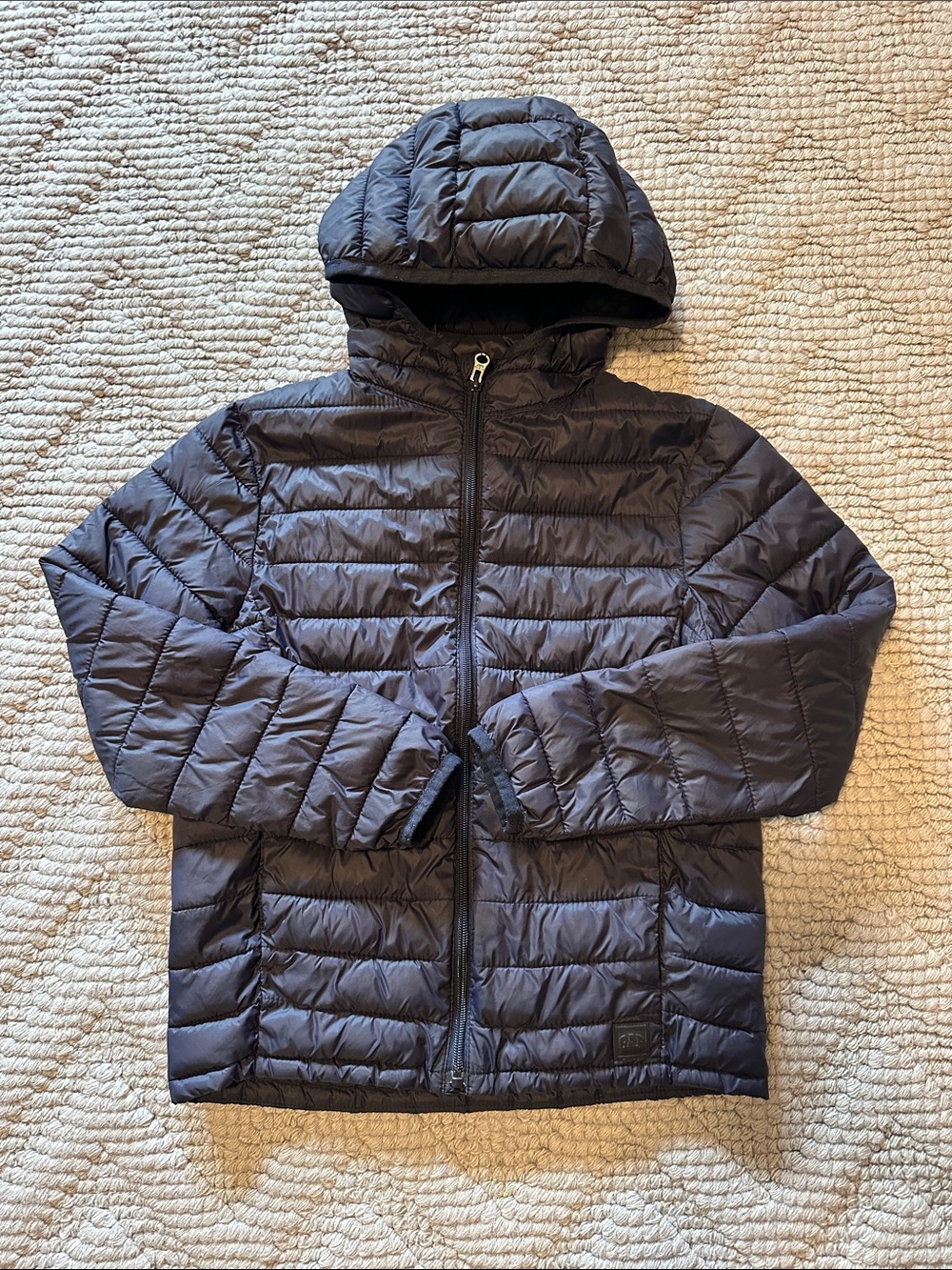 GAP Kids Hooded Puffer Primaloft Jacket - Navy